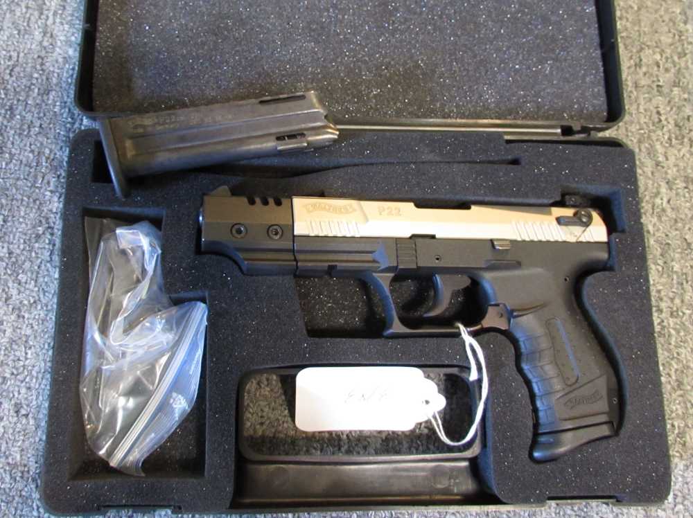 Walther P22 target model semi auto 22 pistol-img-5