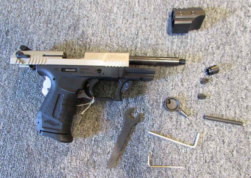 Walther P22 target model semi auto 22 pistol-img-7