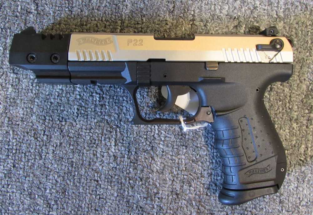 Walther P22 target model semi auto 22 pistol-img-0