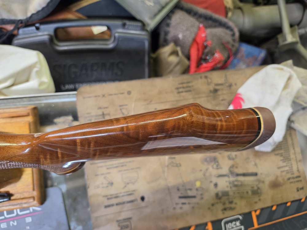 Weatherby Mark V Deluxe Left Hand 300 Wby Mag Ported High Gloss-img-14