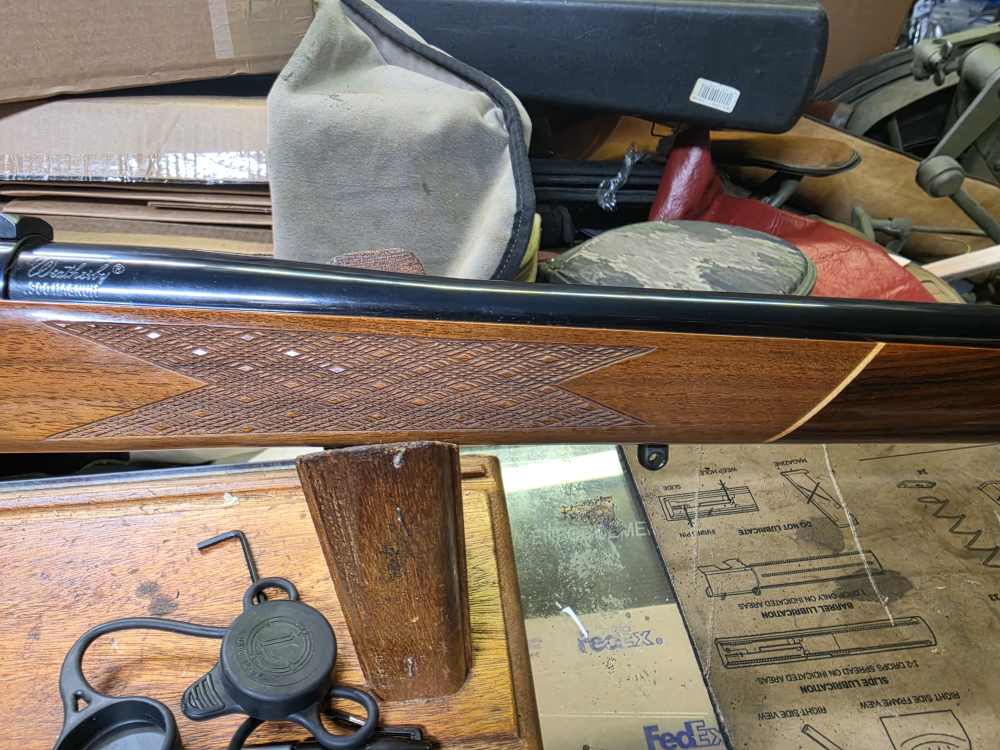 Weatherby Mark V Deluxe Left Hand 300 Wby Mag Ported High Gloss-img-4