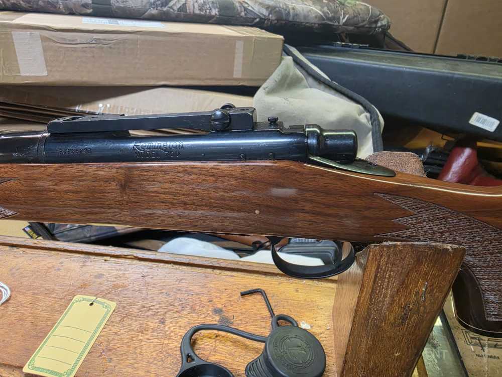 Remington 700 BDL Varmint 22-250 High Gloss Wood Heavy Barrel Rifle-img-9