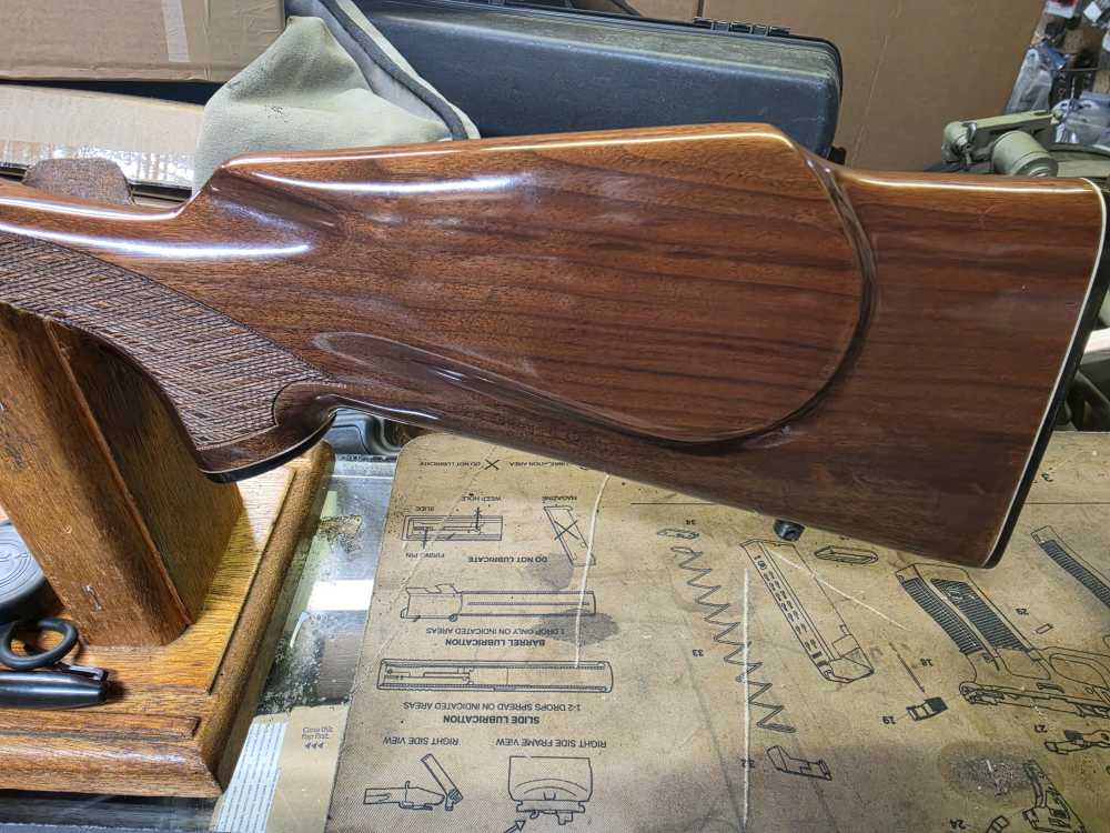 Remington 700 BDL Varmint 22-250 High Gloss Wood Heavy Barrel Rifle-img-8