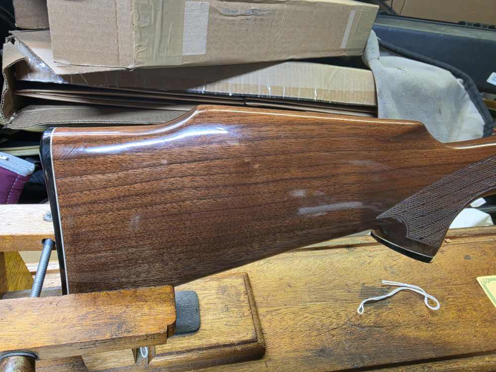 Remington 700 BDL Varmint 22-250 High Gloss Wood Heavy Barrel Rifle-img-1