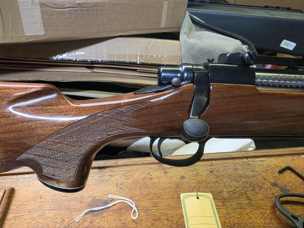Remington 700 BDL Varmint 22-250 High Gloss Wood Heavy Barrel Rifle-img-2