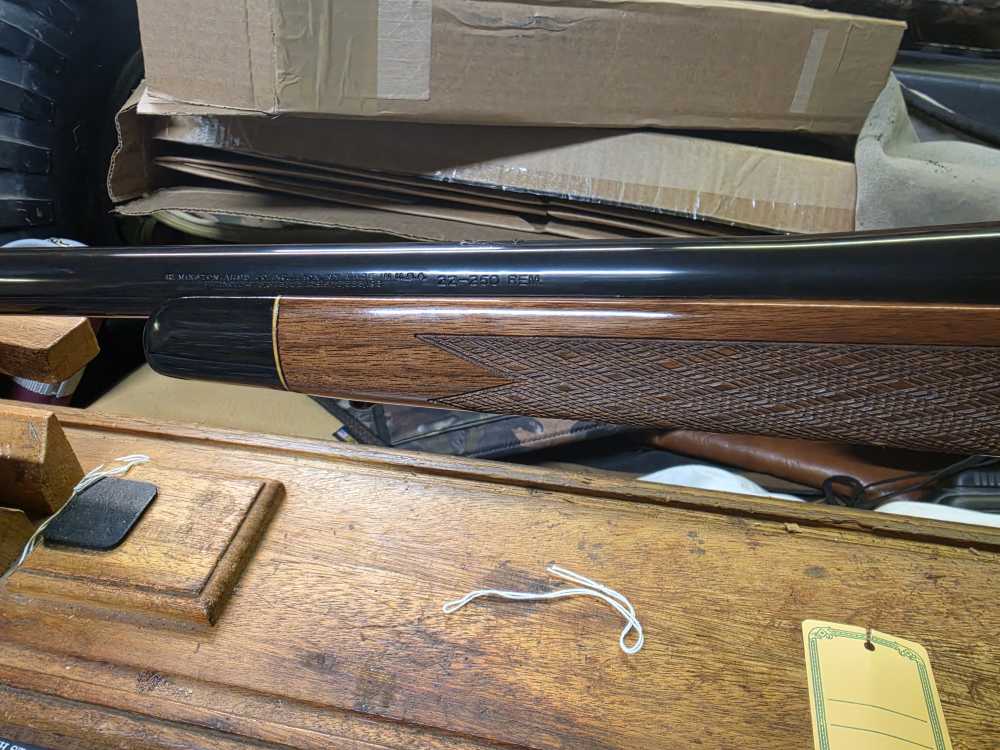 Remington 700 BDL Varmint 22-250 High Gloss Wood Heavy Barrel Rifle-img-11