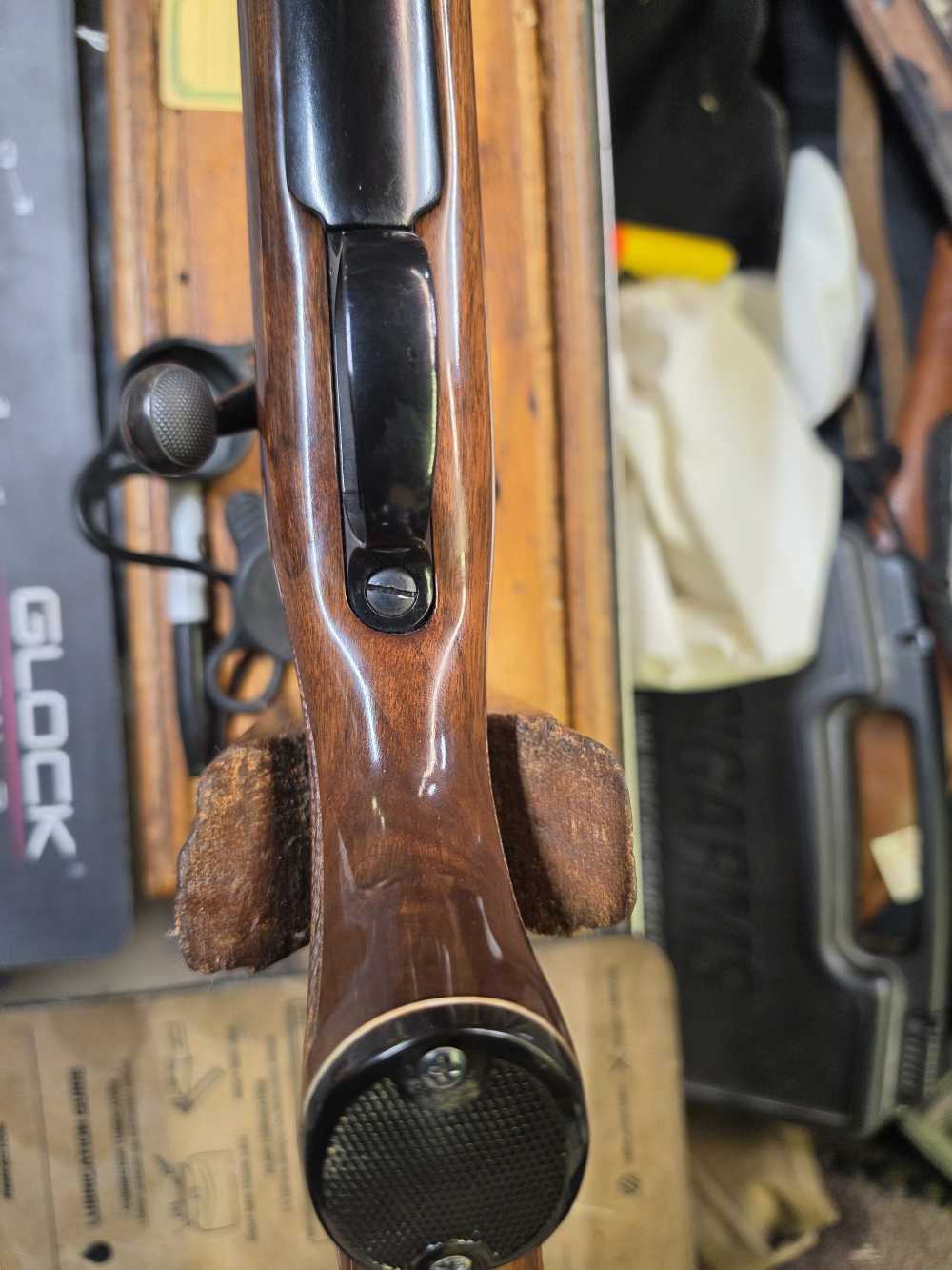 Remington 700 BDL Varmint 22-250 High Gloss Wood Heavy Barrel Rifle-img-20