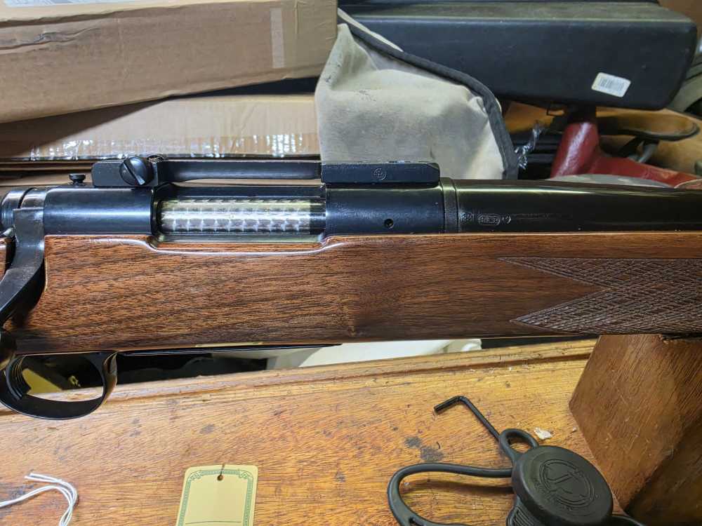 Remington 700 BDL Varmint 22-250 High Gloss Wood Heavy Barrel Rifle-img-3