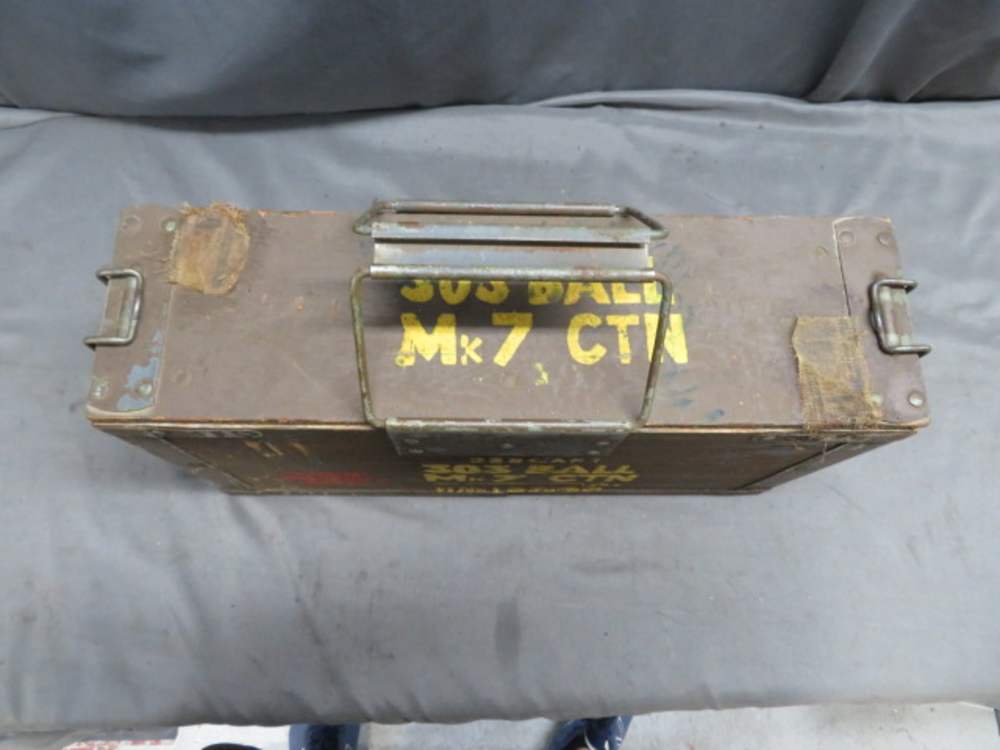 FULL CRATE WWII SOUTH AFRICAN MILITARY .303 BRITISH AMMO-DATED 1945-288 Rds-img-9