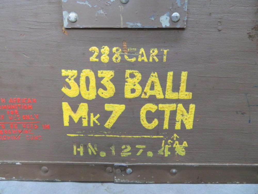 FULL CRATE WWII SOUTH AFRICAN MILITARY .303 BRITISH AMMO-DATED 1945-288 Rds-img-5