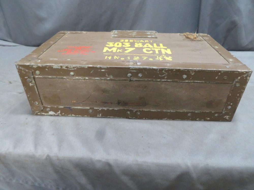 FULL CRATE WWII SOUTH AFRICAN MILITARY .303 BRITISH AMMO-DATED 1945-288 Rds-img-8