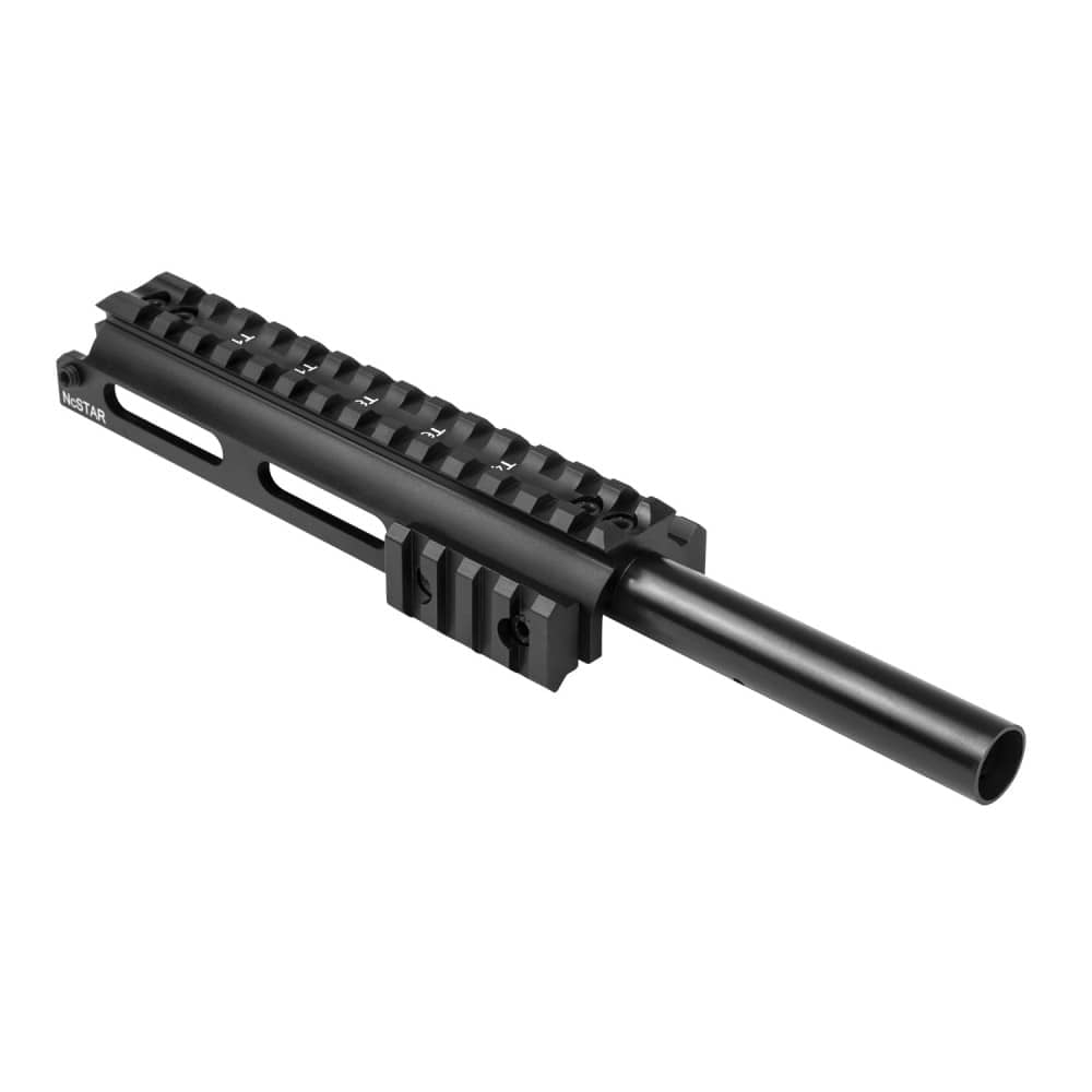 SKS Rifle Gas Tube Scope Mount w/ Top and Side Picatinny Accessory Rails-img-0