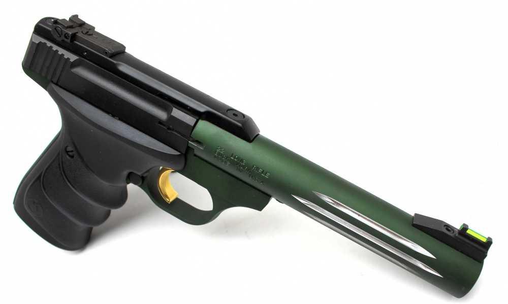 Browning Buck Mark Lite URX Green 22lr Unfired 2015 Priced To Sell!-img-6