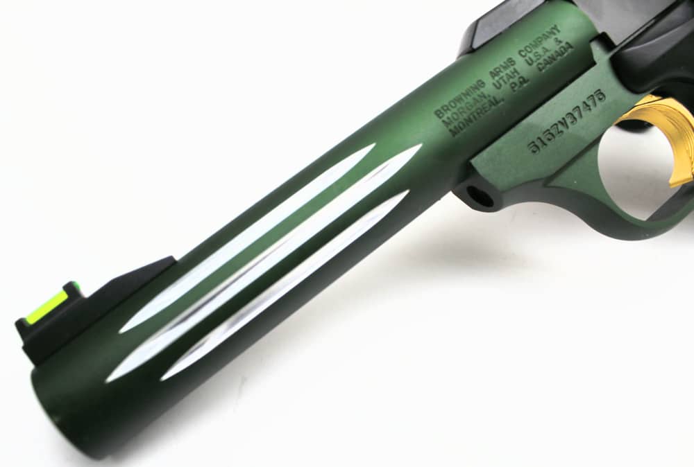 Browning Buck Mark Lite URX Green 22lr Unfired 2015 Priced To Sell!-img-3