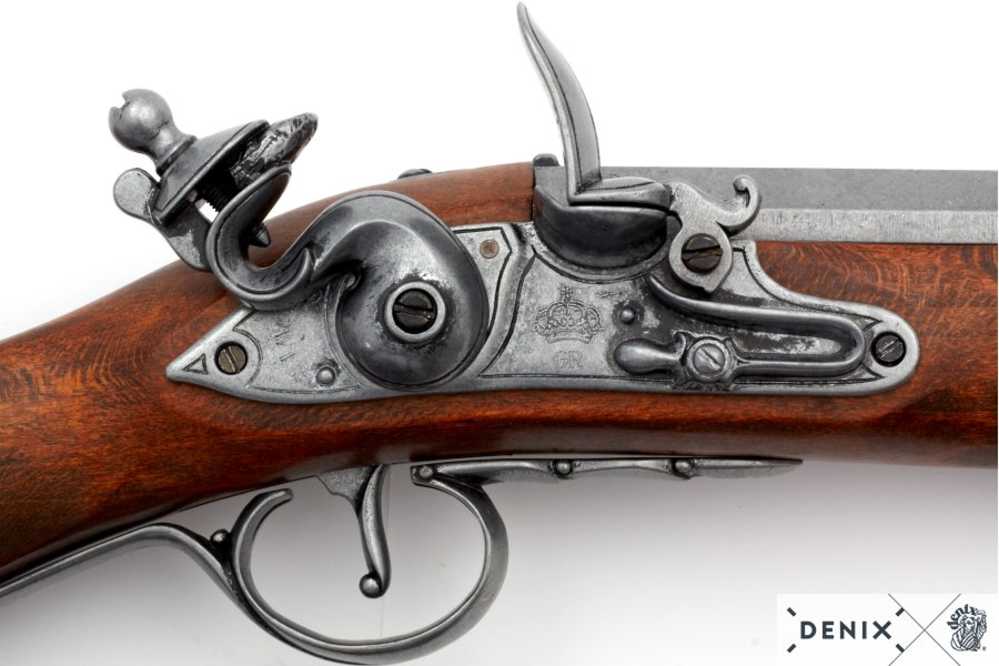 1700s Pirate Blunderbuss Flintlock Pistol Non-Firing Replica Gun by Denix -img-6