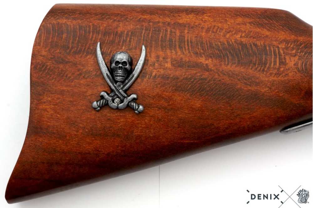 1700s Pirate Blunderbuss Flintlock Pistol Non-Firing Replica Gun by Denix -img-5
