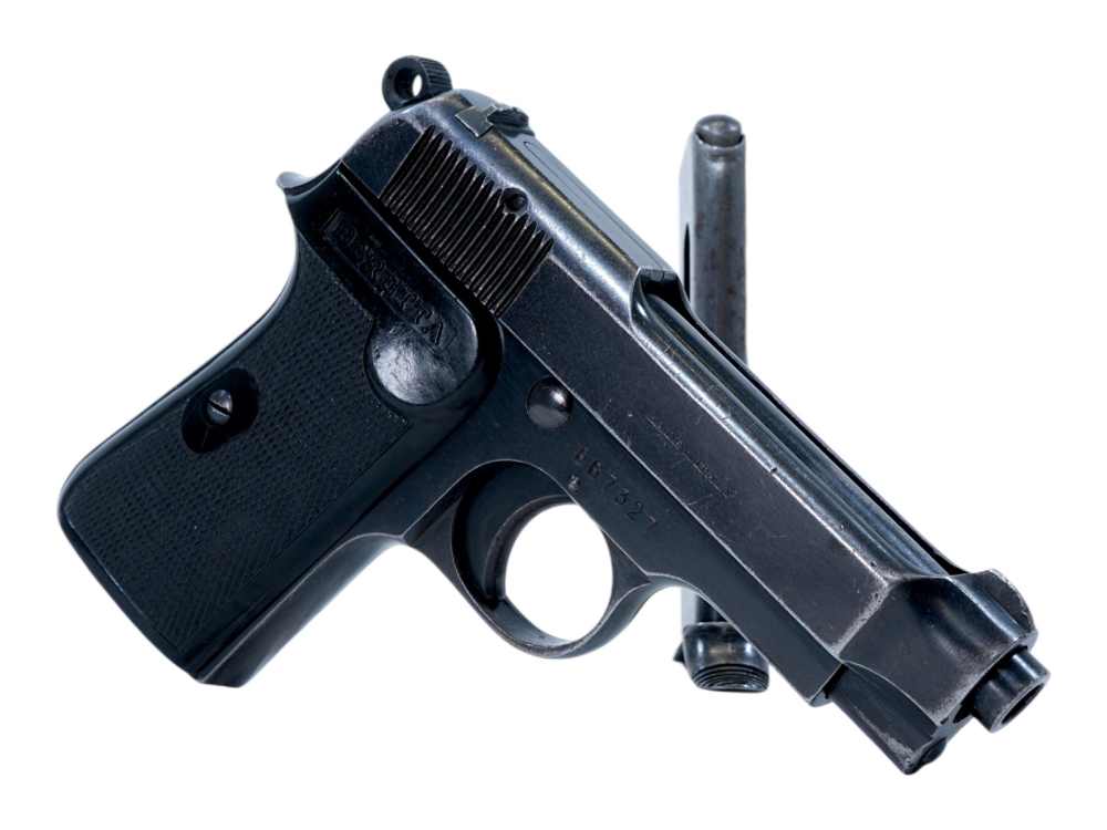 1954 Beretta Model 1935 M1935 32 ACP 3.7" Blued Italian Pistol C&R 8Rd-img-1