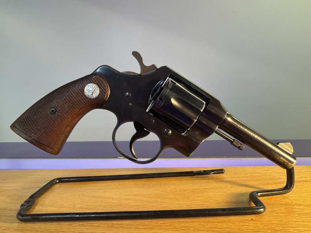 Colt Official Police 1954 4" .38 Spl - MIRROR BORE - Tight Lockup -img-1
