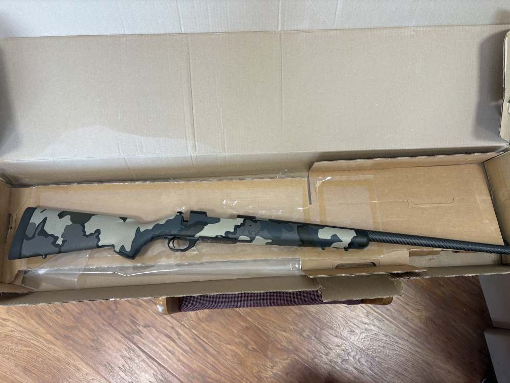M1500 6.5 CREEDMOOR CARBON FIBER 24" 5/8"-24 T/C HS PRECISION KUIU VERDE-img-0