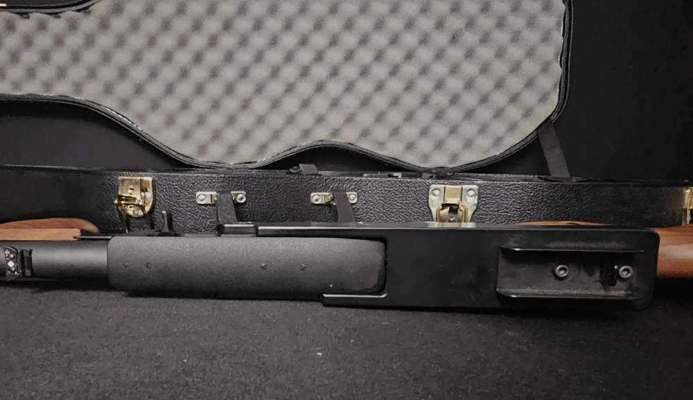 Ruger 10/22 .22 L.R. with Tommy Gun Conversion Kit, Violin Case Drum Mag-img-6