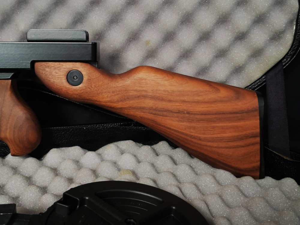 Ruger 10/22 .22 L.R. with Tommy Gun Conversion Kit, Violin Case Drum Mag-img-1
