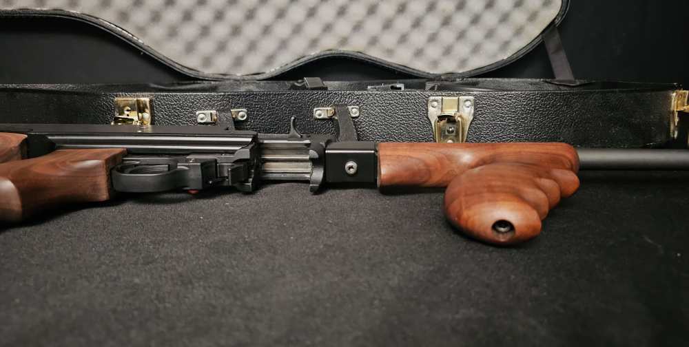 Ruger 10/22 .22 L.R. with Tommy Gun Conversion Kit, Violin Case Drum Mag-img-16