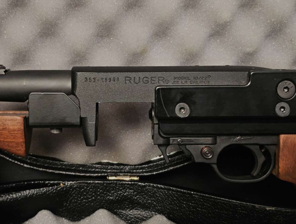 Ruger 10/22 .22 L.R. with Tommy Gun Conversion Kit, Violin Case Drum Mag-img-3