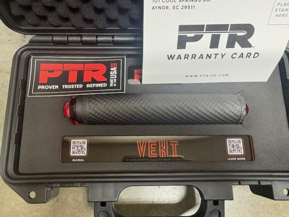 PTR Industries Vent 2 Suppressor – 9mm – 7.6"-NFA ITEM-img-0