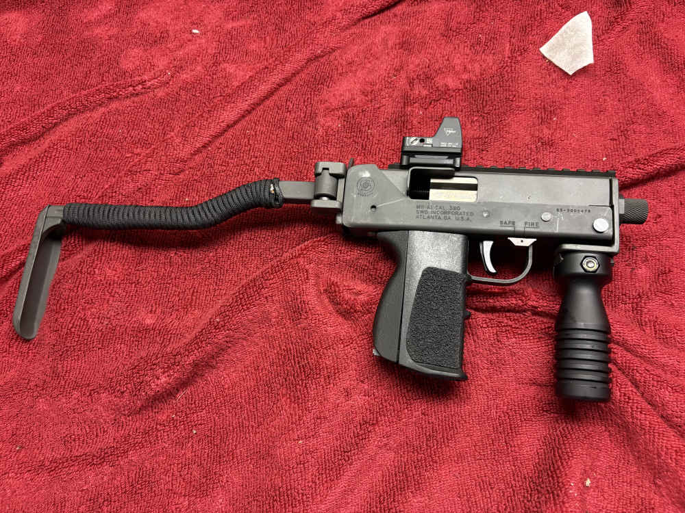 SWD m11-a1 380/9mm large mag well Pkg w/ grey ghost upper & CFW bolt -img-1