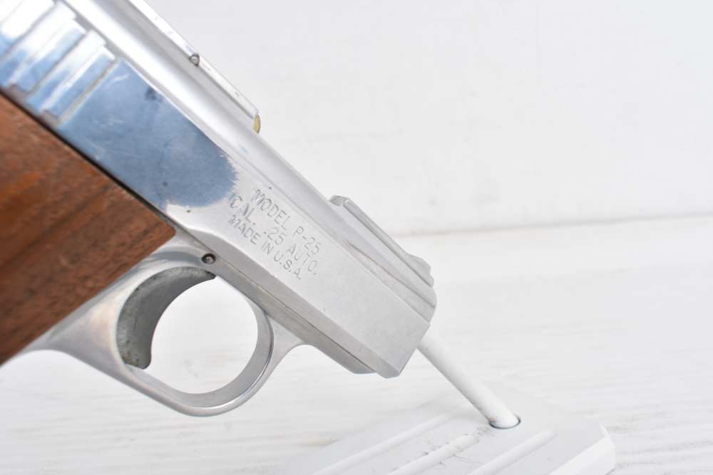 Raven Arms P-25 .25 ACP – Stainless – Very Clean – Box & Manual-img-9