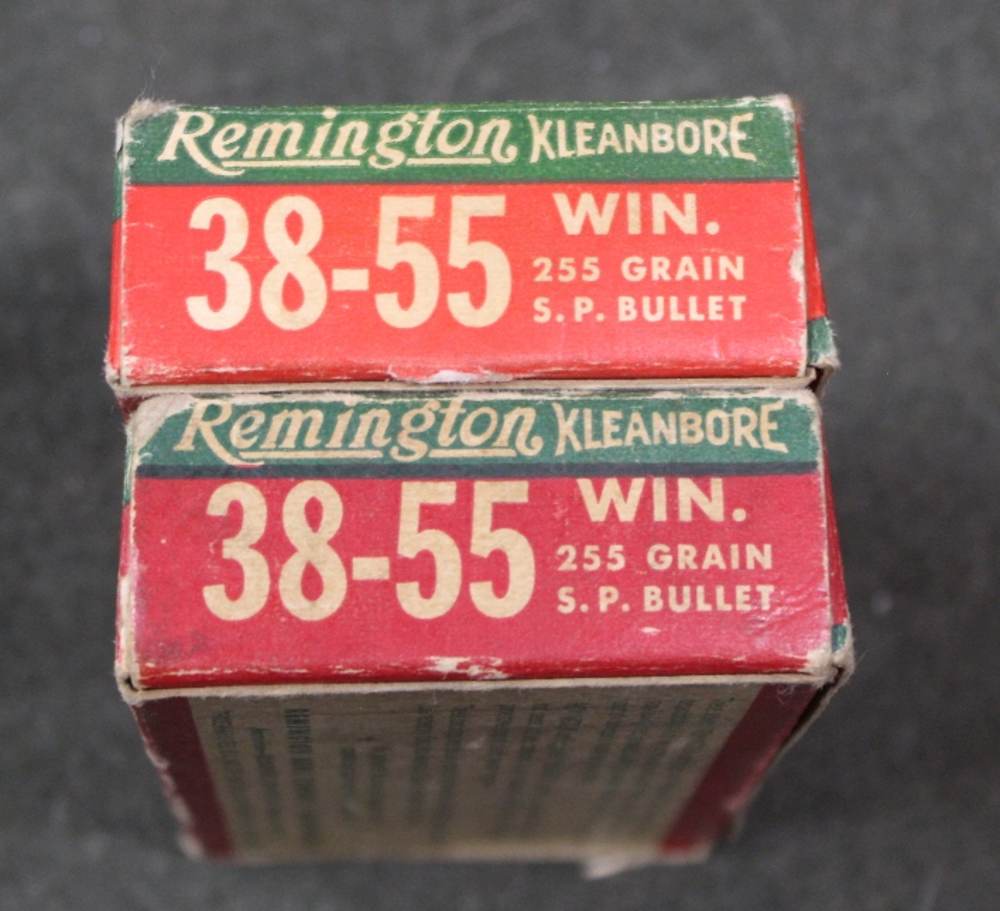 TWO Boxes .38-55 Remington Kleanbore ammo 39 rounds ammunition vintage-img-5