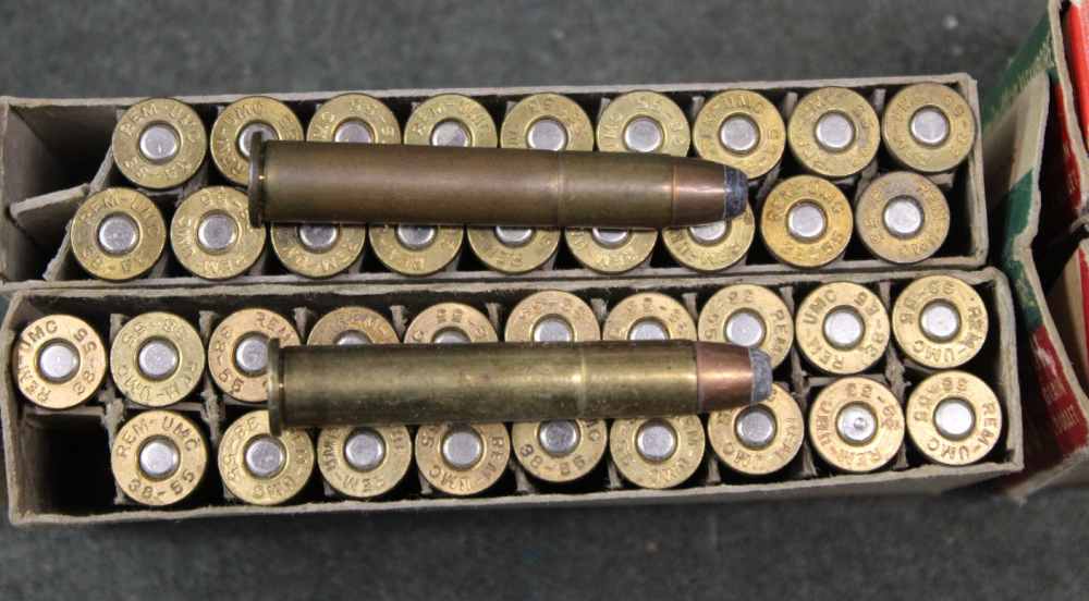 TWO Boxes .38-55 Remington Kleanbore ammo 39 rounds ammunition vintage-img-3