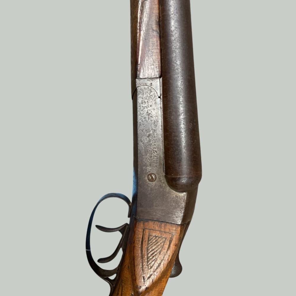 Early Hopkins & Allen Side by Side 12 Gauge-img-5