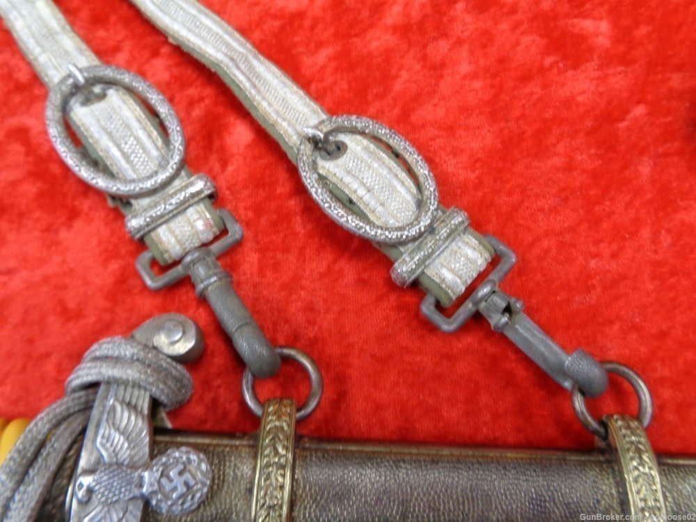 Horster Officers Dagger Hangers & Portepee Germany German WWII I TRADE BUY-img-4