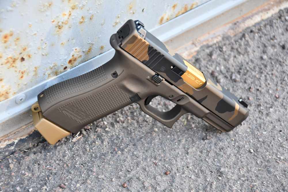 Glock 19X V Coyote PVD 9mm w/Glock Night Sights X-Werks Camo Agency TIN-img-2