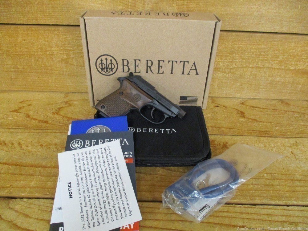 Beretta 3032 Tomcat Covert .32 Auto threaded tip-up barrel NIB-img-2
