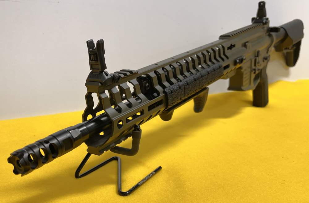 LNIB Patriot Ordnance Factory P-415 Edge 5.56 Rifle + $300 Accessories ODG -img-13