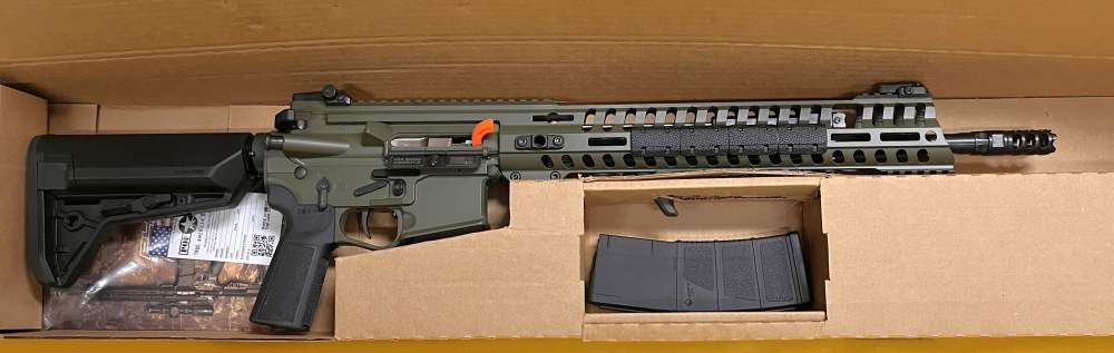 LNIB Patriot Ordnance Factory P-415 Edge 5.56 Rifle + $300 Accessories ODG -img-51