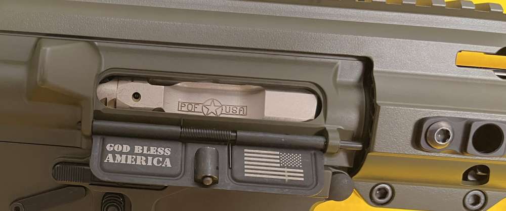LNIB Patriot Ordnance Factory P-415 Edge 5.56 Rifle + $300 Accessories ODG -img-42