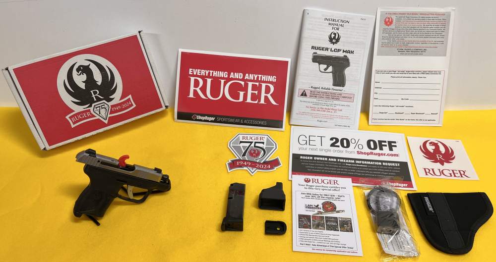 NOS New Ruger LCP Max 380ACP Pistol 75th Anniversary Limited Edition R75-img-0