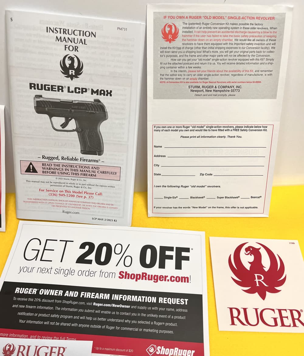 NOS New Ruger LCP Max 380ACP Pistol 75th Anniversary Limited Edition R75-img-22