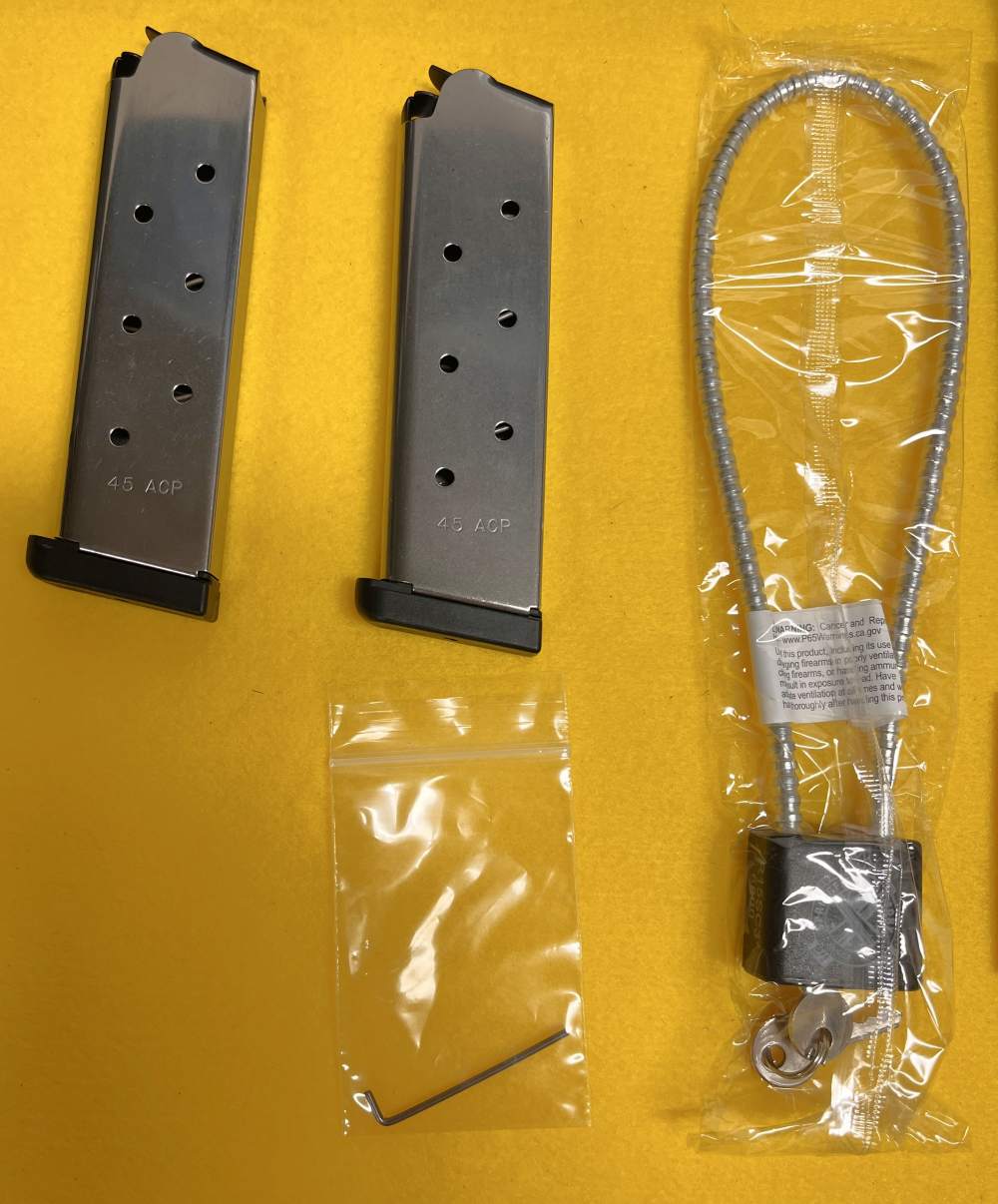 NOS New Springfield Emissary 1911 Pistol 45ACP Handgun SS 4.25"-img-25
