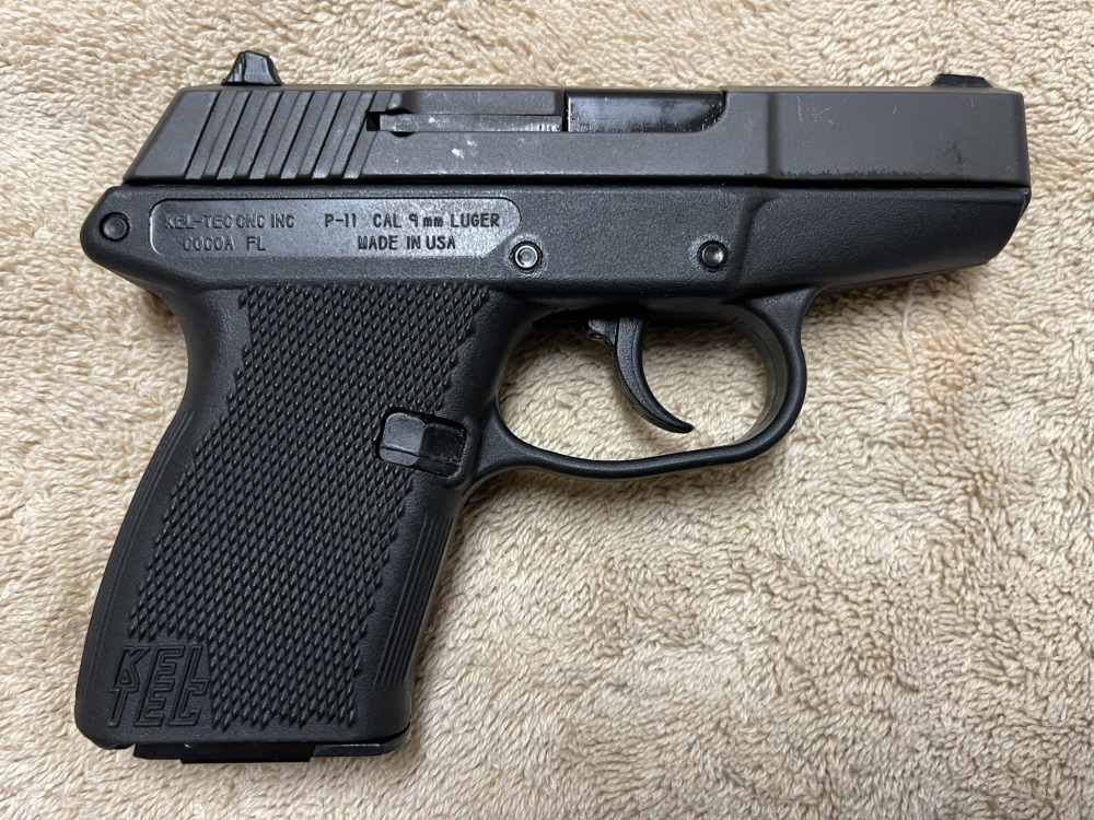 Kel-Tec P-11, 9mm, 3.1" Barrel, 10 Round, Parkerized, Orig Case-img-2