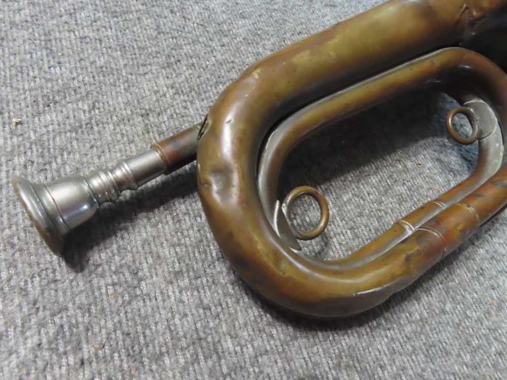 WWI US ARMY ISSUE BUGLE DATED APRIL 11, 1917, PHILADELPHIA DEPOT-img-4