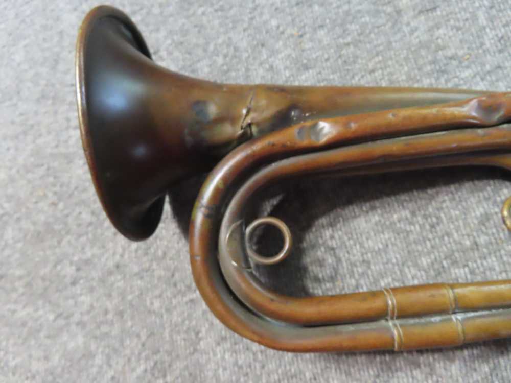WWI US ARMY ISSUE BUGLE DATED APRIL 11, 1917, PHILADELPHIA DEPOT-img-6