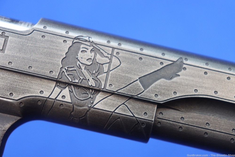Auto Ordnance Model 1911A1 Pistol VICTORY GIRLS Engraved 1911 A1 45ACP WW2 -img-14