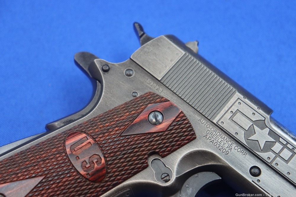 Auto Ordnance Model 1911A1 Pistol VICTORY GIRLS Engraved 1911 A1 45ACP WW2 -img-11