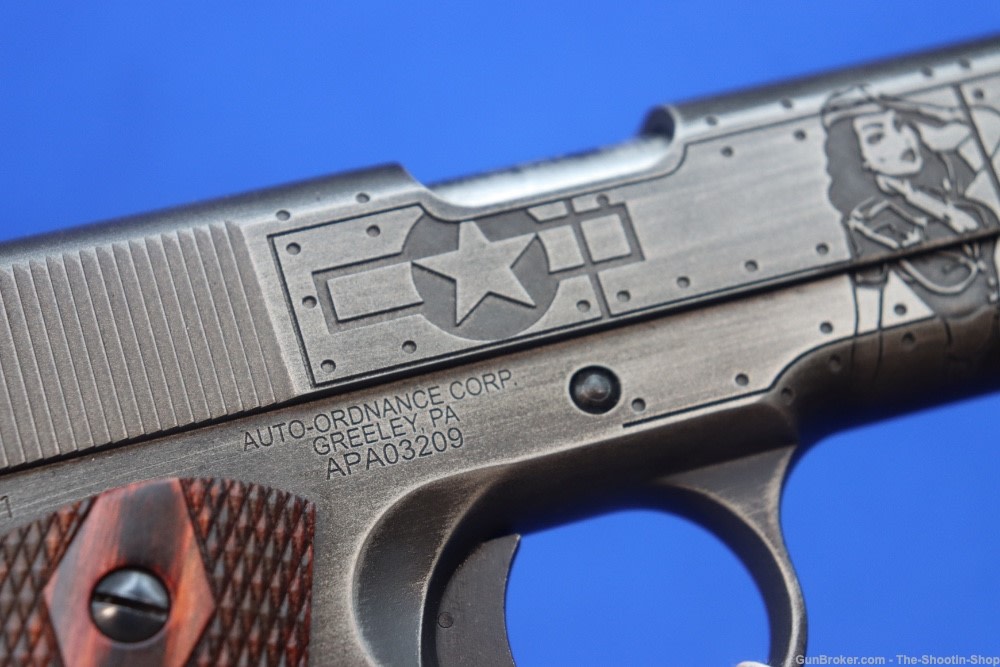 Auto Ordnance Model 1911A1 Pistol VICTORY GIRLS Engraved 1911 A1 45ACP WW2 -img-18