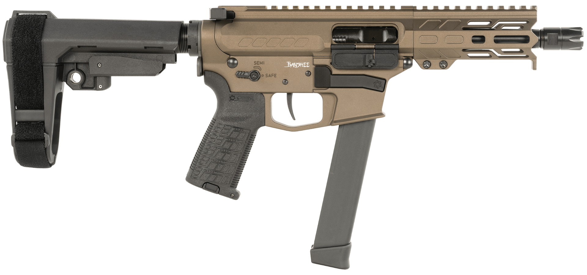 CMMG Banshee 9mm Tactical Pistol 5 Midnight Bronze 99A290F-MB-img-0