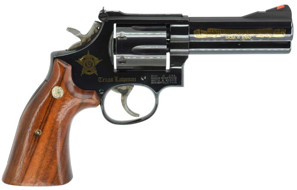 Smith & Wesson 586 357mag 4-in Texas Lawman 1986 Clint Peoples Presentation-img-4
